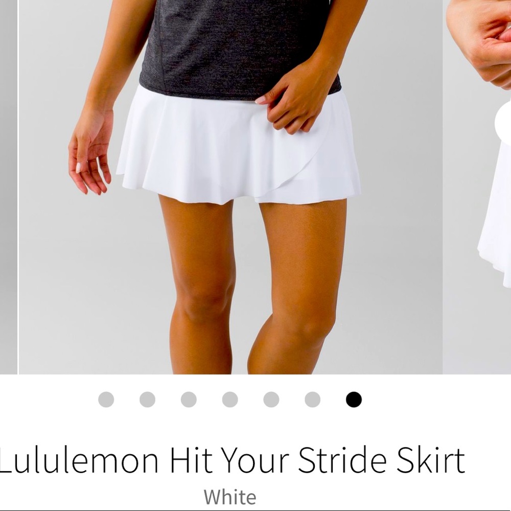Lululemon Hit Your Stride Skirt White